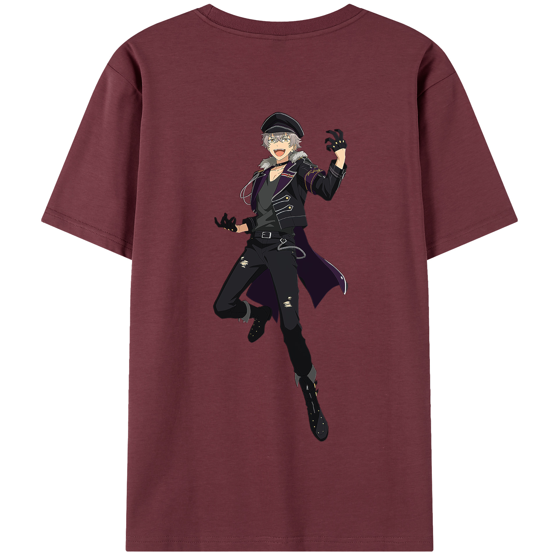（画像用） あんさんぶるスターズ! Ensemble Stars 綿100％半袖Tシャツ（背面プリント）